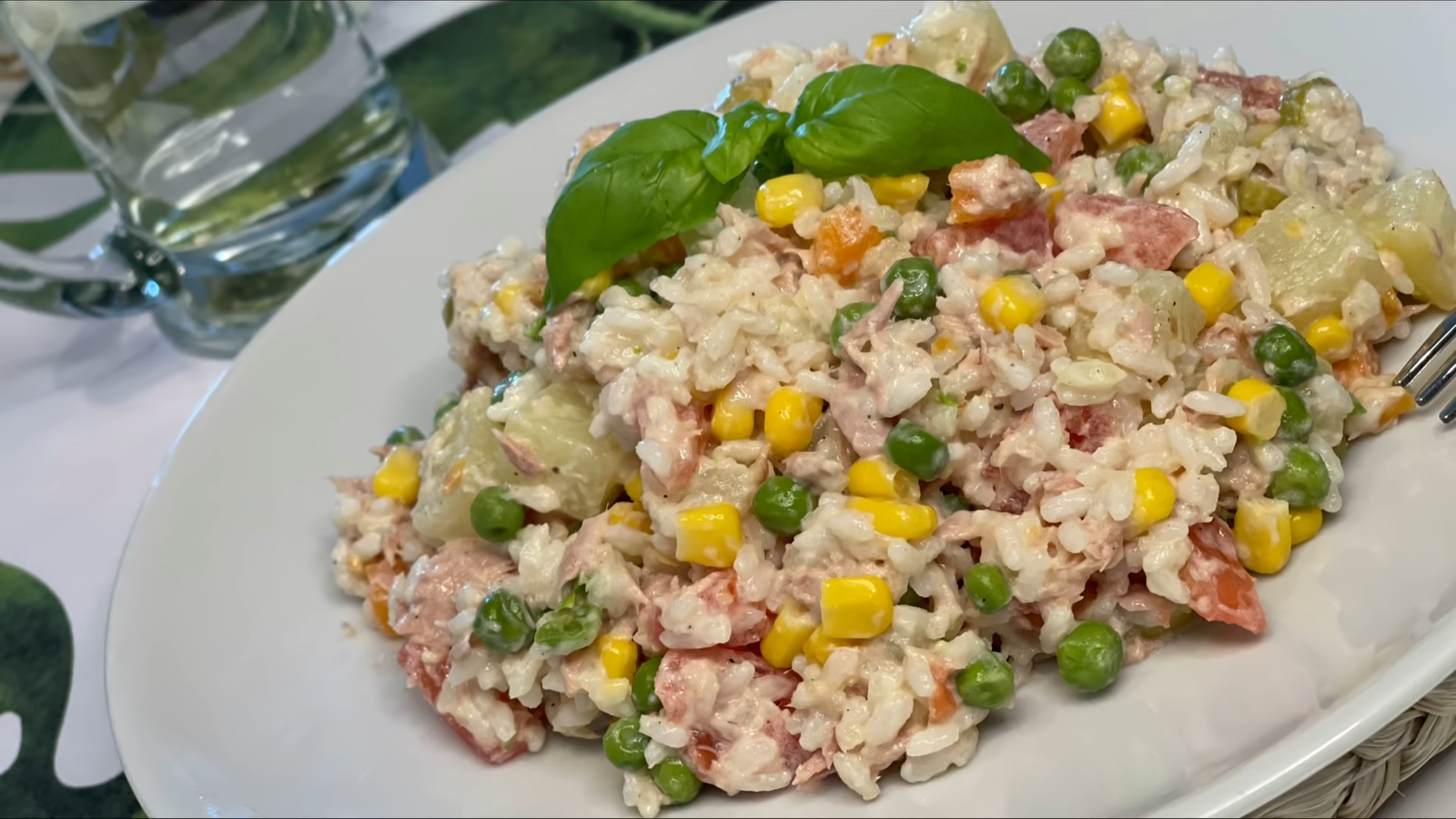 Salade de Riz aux Légumes et au Thon