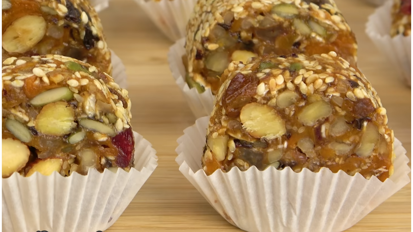 Recette : Bouchées Énergétiques aux Fruits Secs et Noix