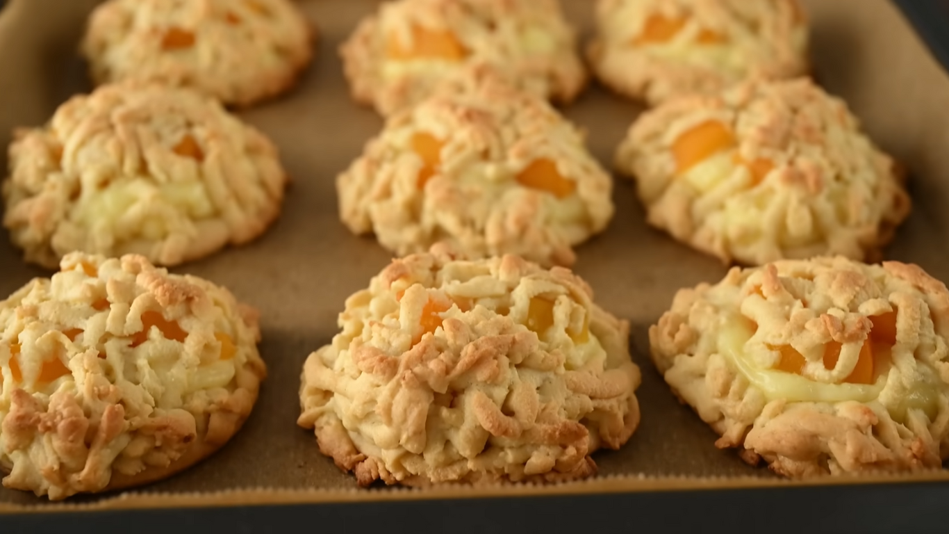 Biscuits à la Crème à la Vanille et aux Abricots